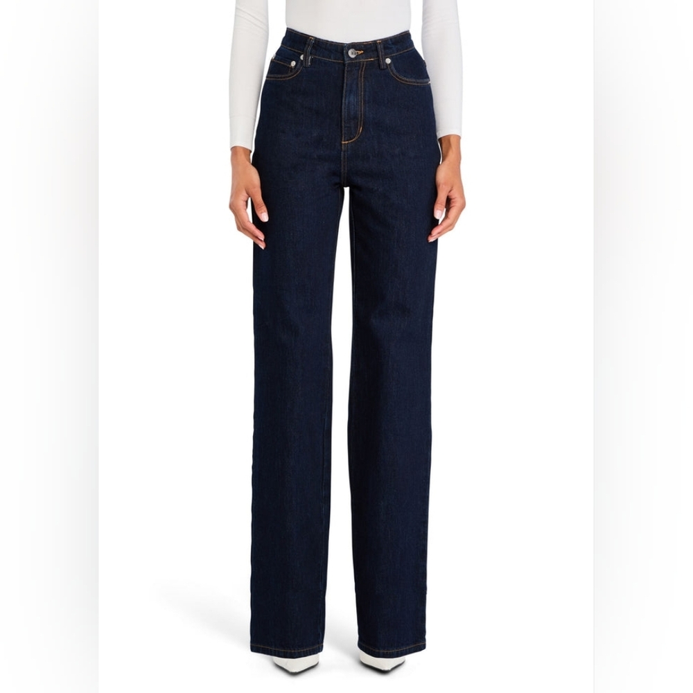 Seroya Brooklyn High Rise Straight Jean Rinse Size 28 Runs Small